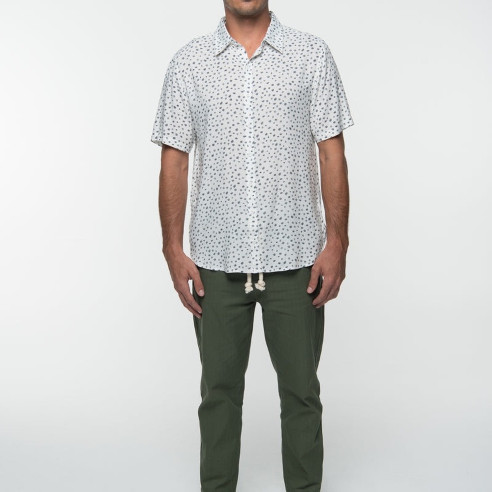 NWOT Parallel X League Duke Woven Camp Shirt XL